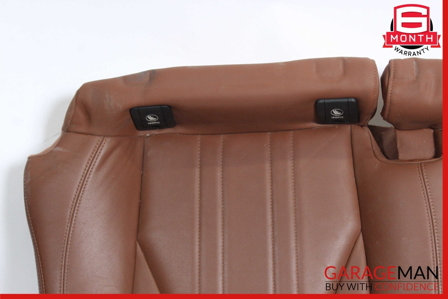 14-17 Maserati Ghibli M157 Rear Bench Lower Bottom Seat Cushion Cover Brown OEM