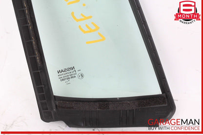 13-17 Nissan Leaf Rear Left Driver Side Door Vent Window Glass 43R001583 OEM