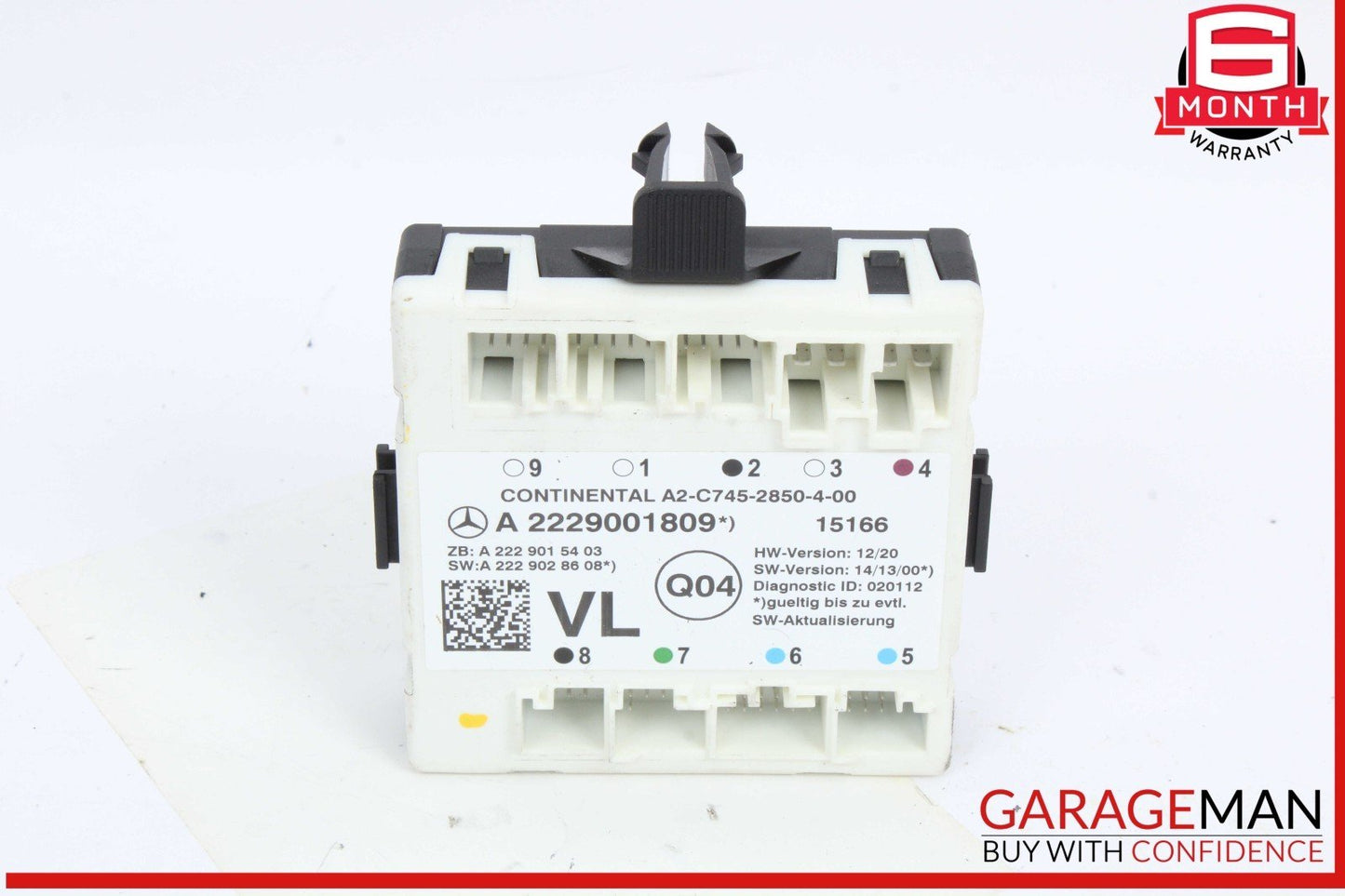 15-23 Mercedes W205 C300 Front Left Driver Side Door Control Module Unit OEM
