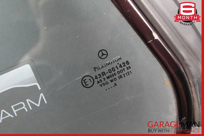 00-06 Mercedes W215 CL500 Rear Right Passenger Side Quarter Window Auto Glass
