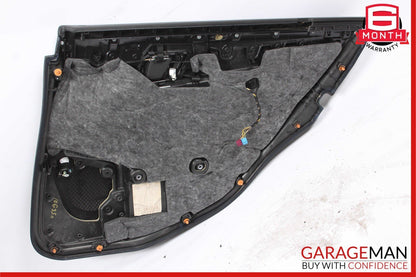 10-13 Mercedes W212 E350 E300 E500 Rear Left Interior Door Panel Assembly Black