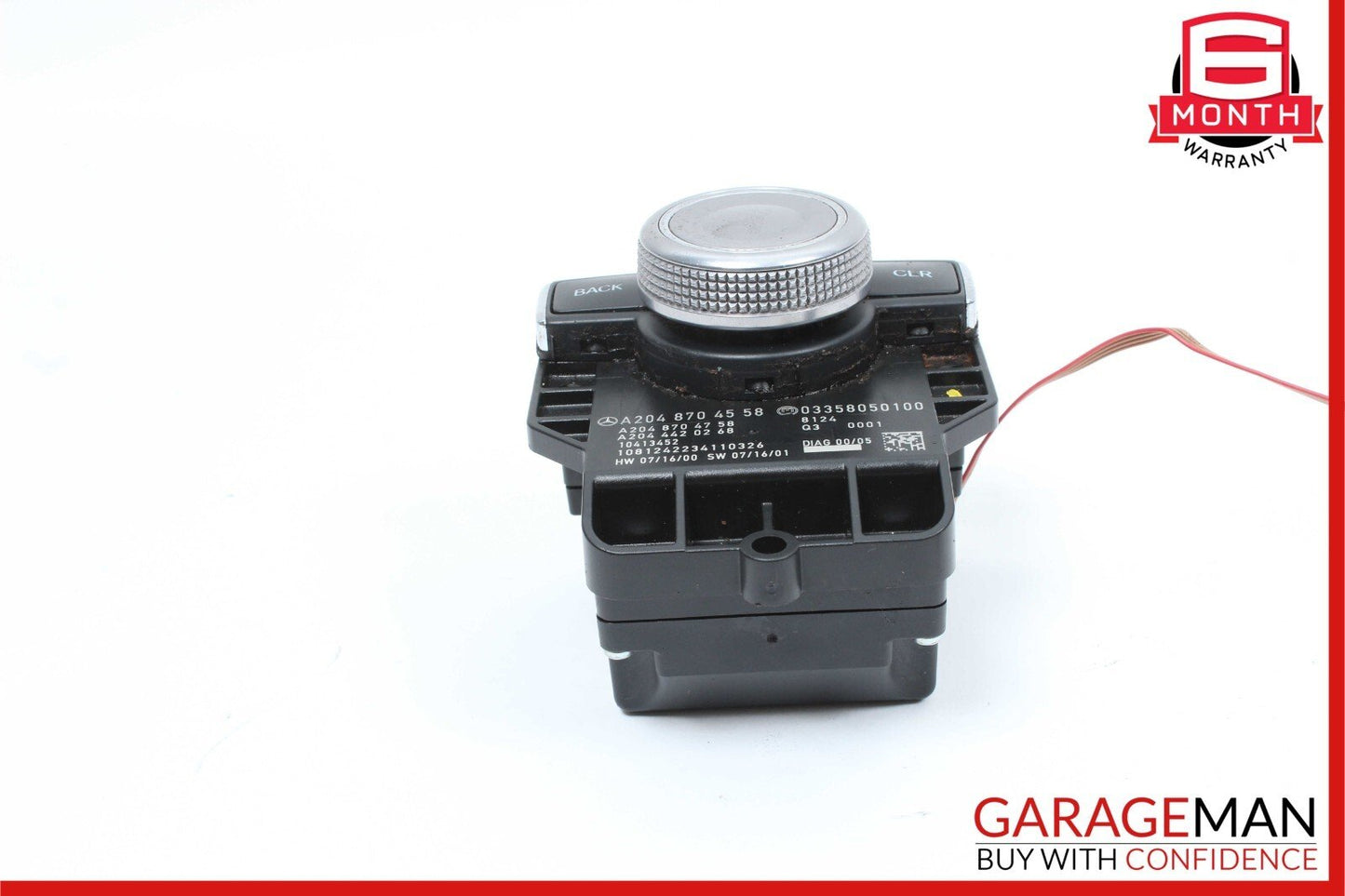 08-12 Mercedes W204 C300 GLK350 Console Command Controller Knob Multi Switch OEM