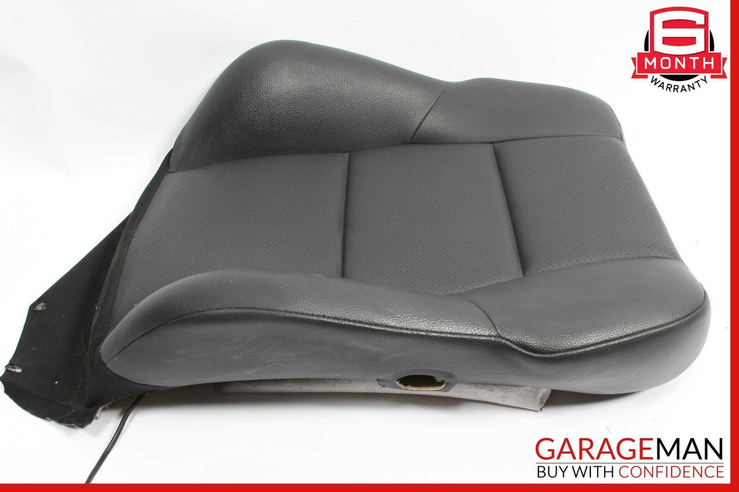 05-07 Mercedes W203 C230 Front Right Side Top Upper Seat Cushion Cover Black OEM