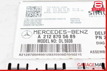 10-17 Mercedes C350 E350 SLK250 Sirius Satellite Radio Receiver Module DL 4490