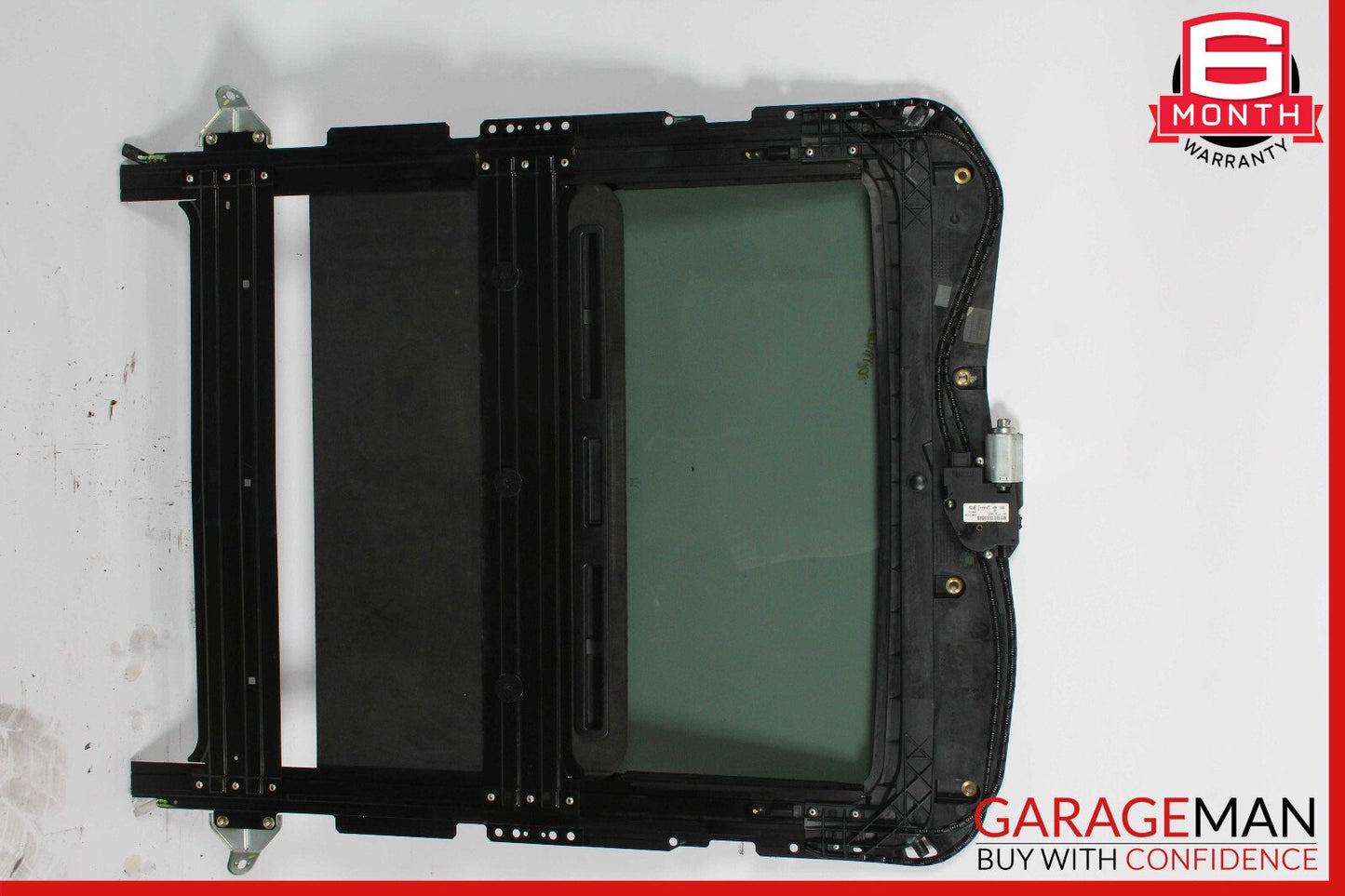 03-13 Maserati Quattroporte M139 Sunroof Guide Rail Frame Glass Track w/ Shade