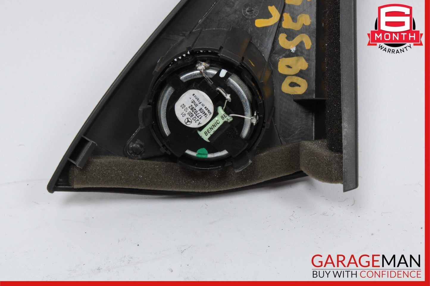 07-13 Mercedes W221 S550 Front Left Side Door Tweeter Speaker Cover Black OEM