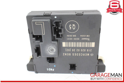 06-11 Mercedes W219 CLS550 Rear Left Side Door Control Module 2198200226 OEM