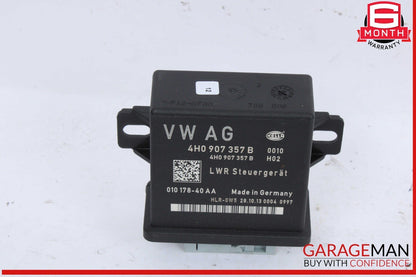 12-18 Audi A6 A7 Head Light Head Lamp Range Control Module Unit 4H0907357B OEM