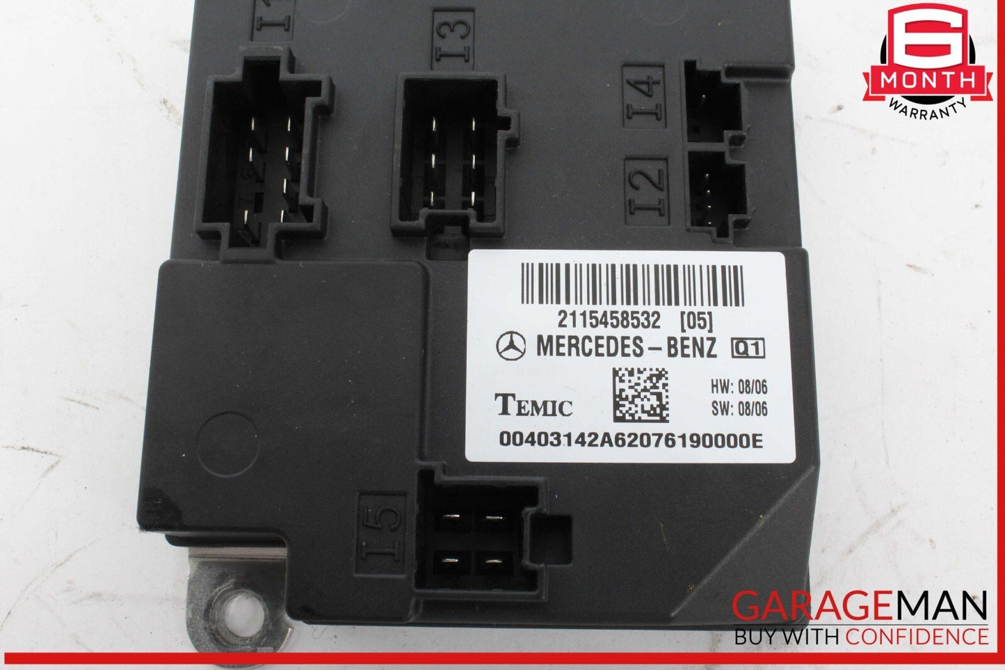 03-11 Mercedes W211 E350 CLS550 Body Control Module BCM 2115458532 OEM