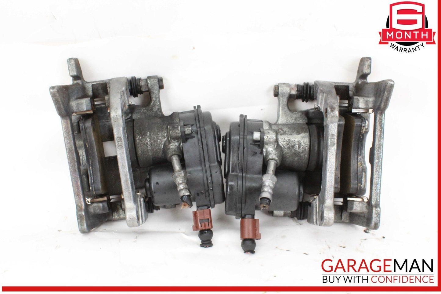 09-16 Audi A4 S4 Rear Left and Rear Right Side Brake Caliper Calipers Set OEM
