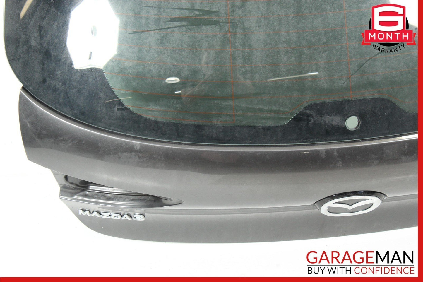 19-24 Mazda 3 Hatchback Rear Trunk Boot Hatch Lid Liftgte Gray OEM