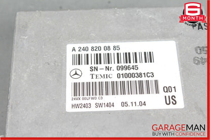 06-09 Mercedes W219 CLS500 Voice Computer Control Module 2408200885 OEM