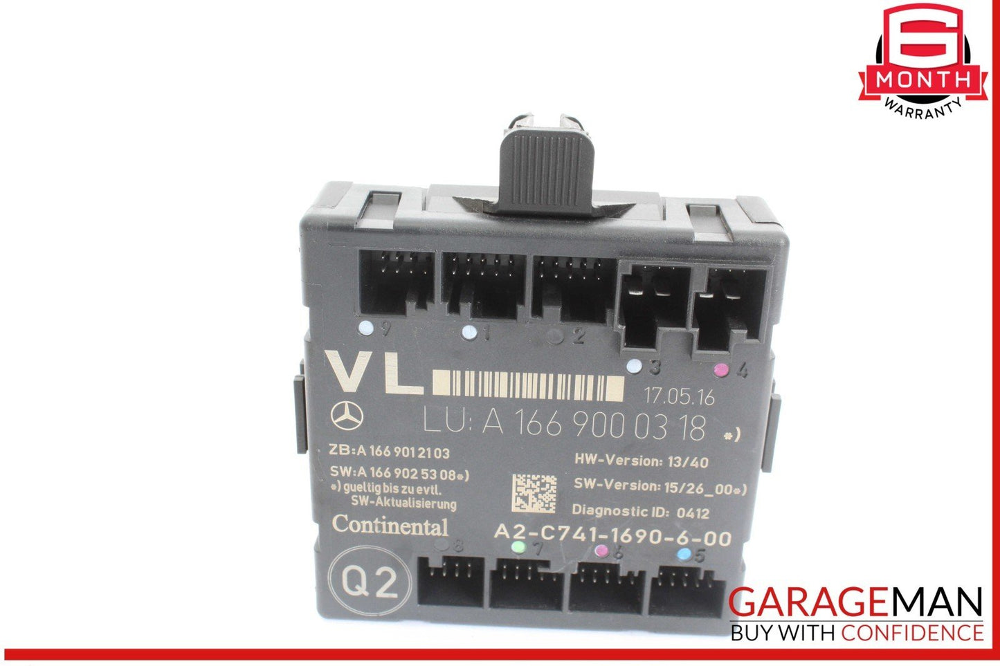 12-20 Mercedes W117 CLA250 Front Left Driver Side Door Control Module Unit OEM