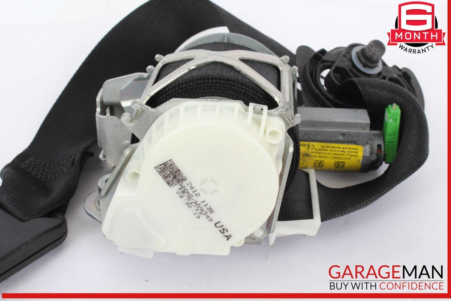 08-14 Mercedes W204 C250 C350 Front Right Seatbelt Seat Belt Retractor Black OEM