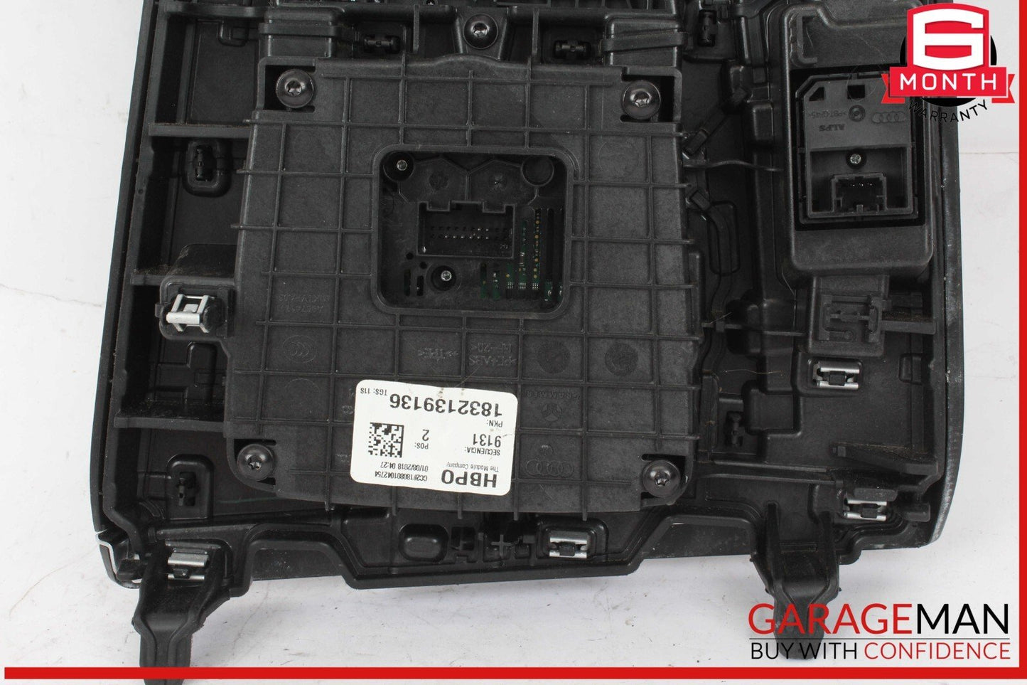 18-20 Audi Q5 Front Center Console Gear Shifter Selector Switch Trim OEM
