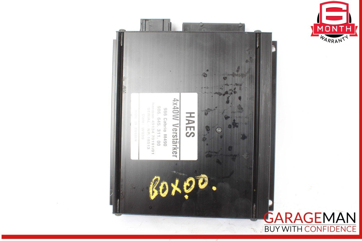 97-00 Porsche Boxster 986 HAES Radio Stereo Audio Amplifier Amp 98664531100 OEM