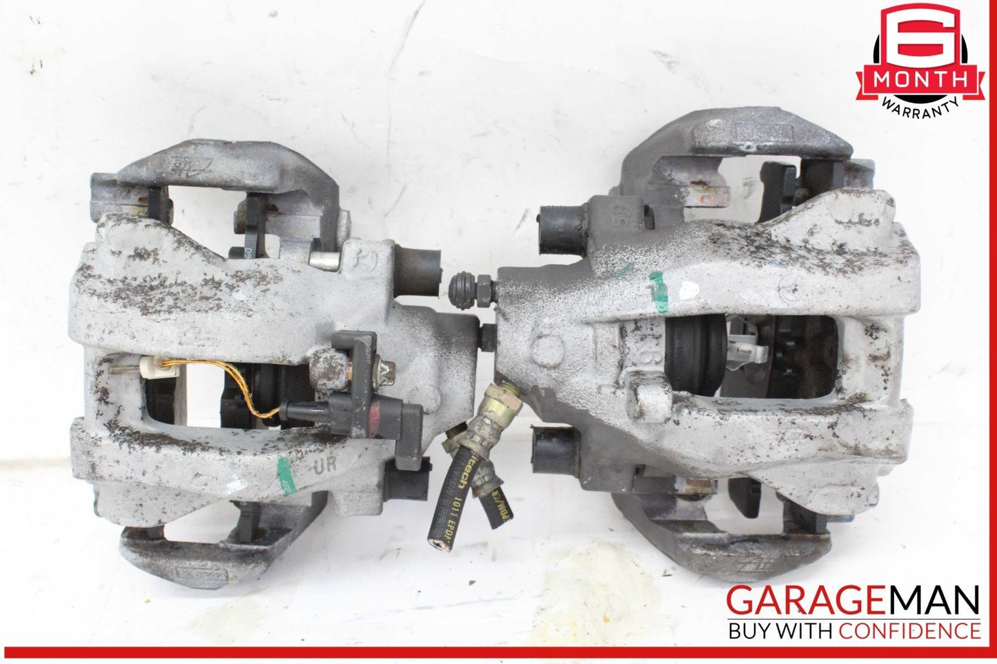 03-11 Mercedes W211 E550 Rear Left and Rear Right Side Brake Calipers Set OEM