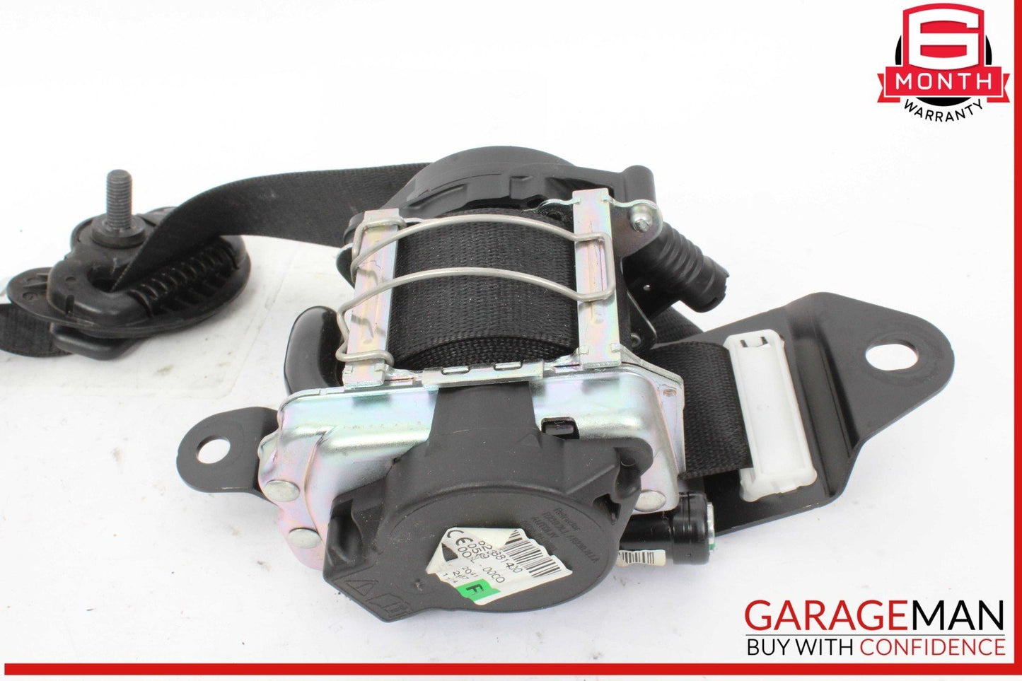 14-21 BMW i3 I01 Hybrid Front Right Passenger Side Seatbelt Seat Belt Black OEM