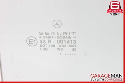 90-02 Mercedes R129 SL500 SL320 Front Left Driver Side Door Window Auto Glass
