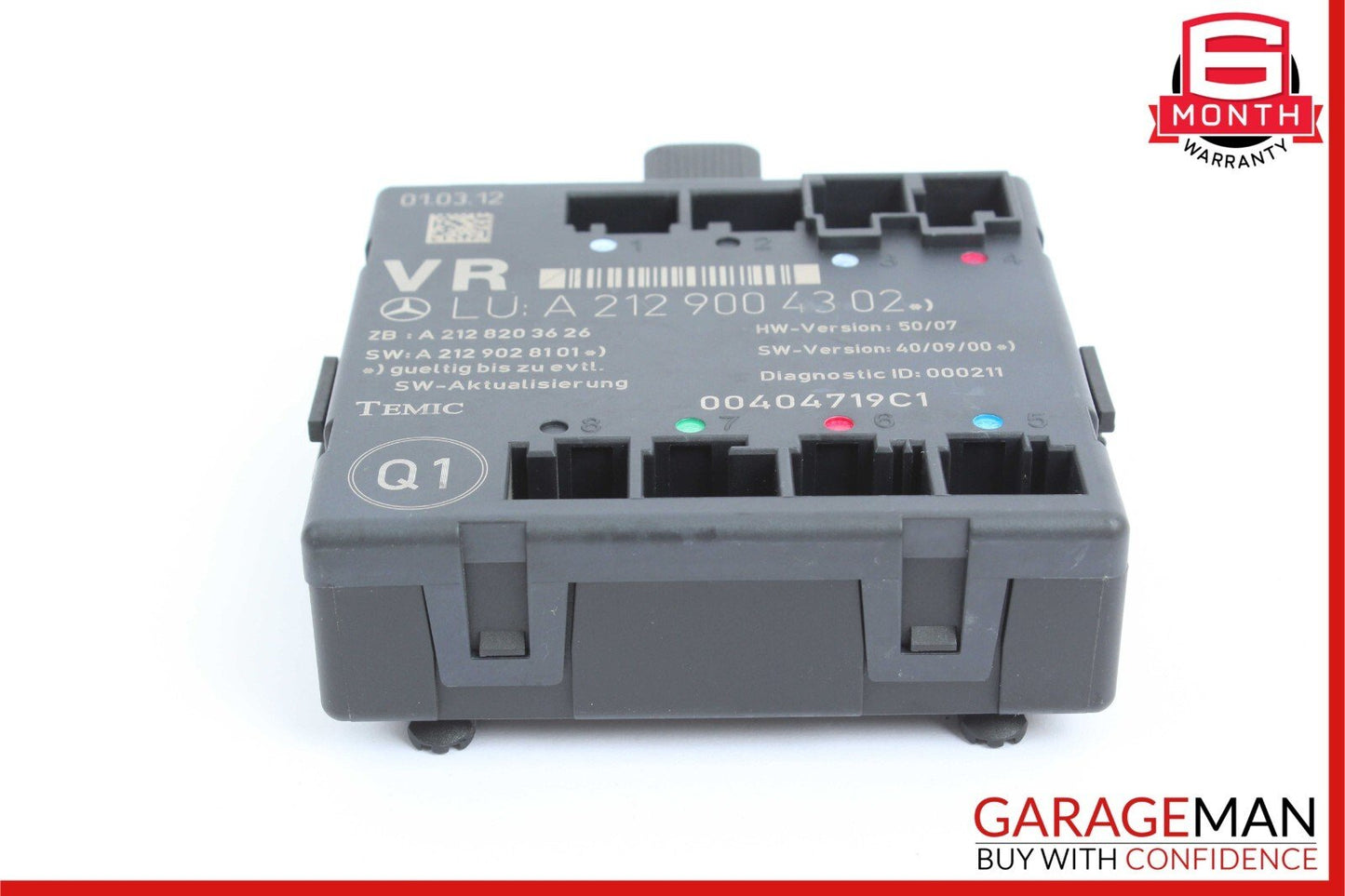 10-13 Mercedes W207 E350 E550 E63 AMG Front Right Side Door Control Module OEM