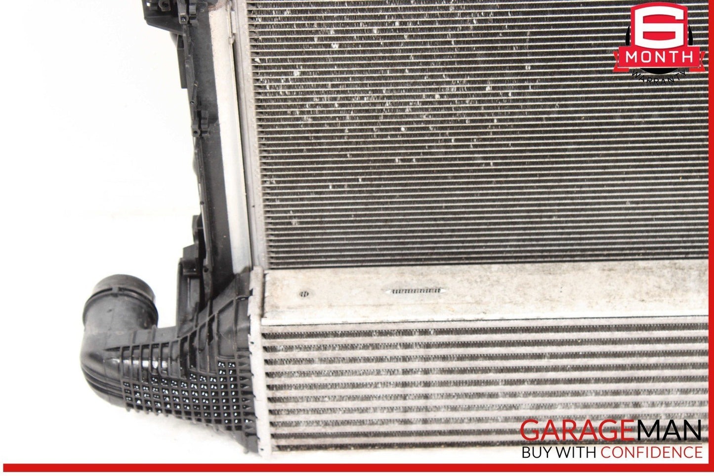 14-16 Mercedes W212 E250 Engine Motor Cooling Radiator A/C AC Condenser Assembly