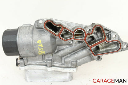 07-11 Mercedes W221 S550 E550 Engine Motor Oil Filter Cooler Housing Assembly