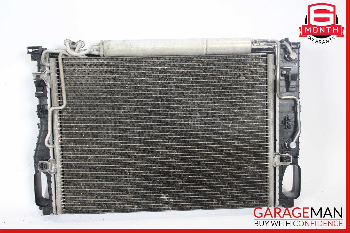 06-09 Mercedes W211 E350 Engine Cooling Radiator A/C AC Condenser OEM