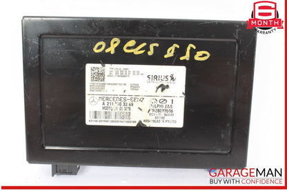 03-09 Mercedes W219 CLS550 GL450 Sirius Satellite Radio Receiver 2118703389 OEM