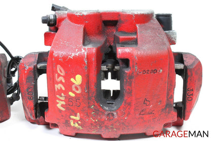06-09 Mercedes W164 ML500 GL450 Front Left And Right Side Brake Calipers Set Red