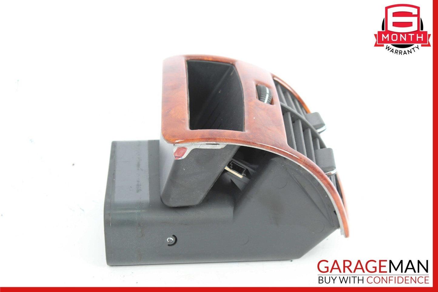 00-06 Mercedes W220 S55 AMG Center Console Rear Air Vent 2208300654 Wood OEM
