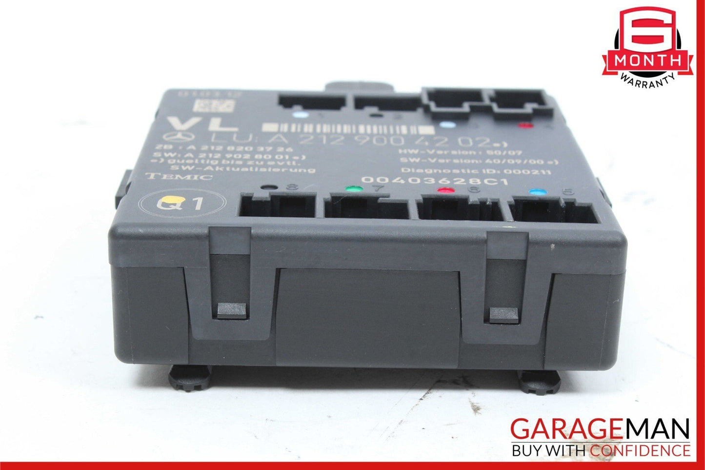 08-14 Mercedes W204 C250 C300 Front Left Driver Side Door Controller Module
