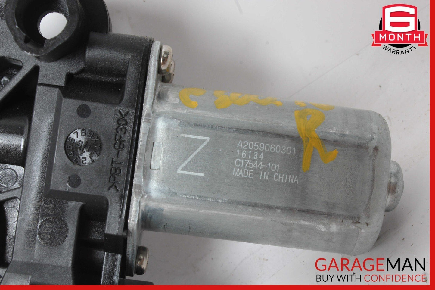 15-18 Mercedes W205 C300 C63 AMG Rear Left Side Door Window Regulator Motor OEM