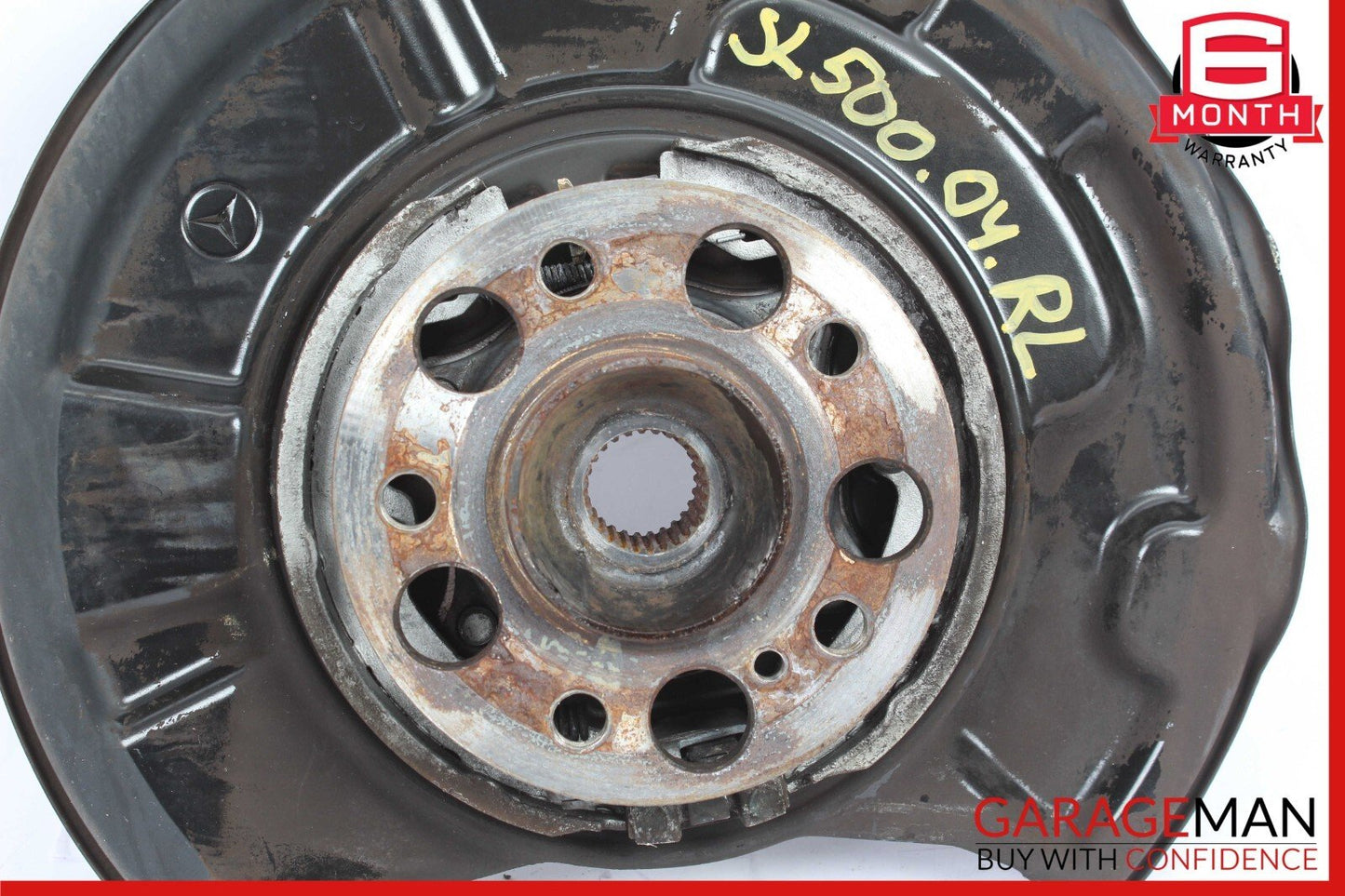 03-12 Mercedes R230 SL500 Rear Left Side Wheel Spindle Knuckle Hub Bearing OEM