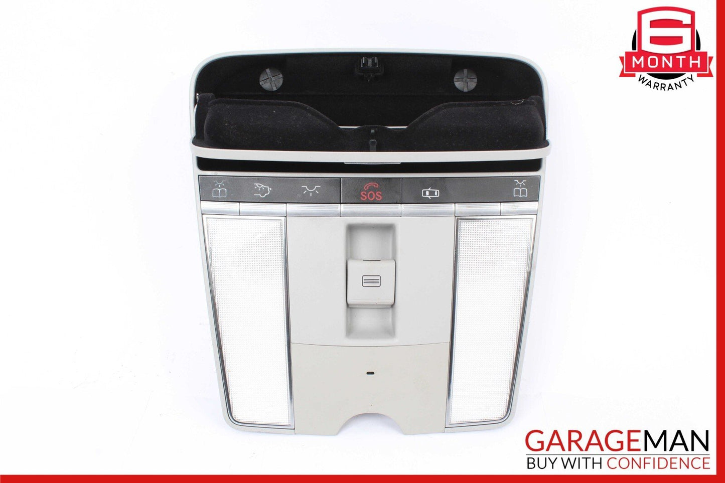 07-10 Mercedes W216 CL550 S550 Overhead Dome Light Sunroof Control Assy Gray OEM