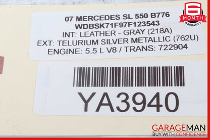 03-12 Mercedes R230 SL550 SL55 Under Seat Control Module Right Side OEM