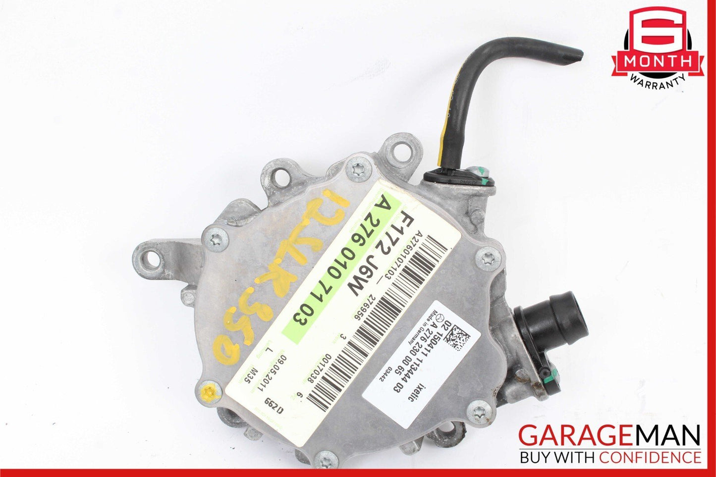 12-18 Mercedes R172 SLK350 Engine Motor Brake Vacuum Pump 2760107103 OEM