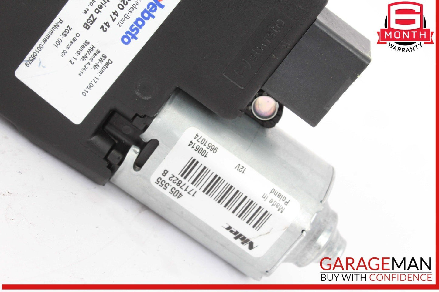07-13 Mercedes W221 S550 S400 Sunroof Sun Roof Motor 2218204742 OEM