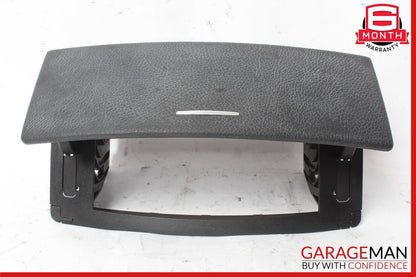 07-13 Mercedes W221 S400 S550 Center Console CD Player Trim Cover Panel Black