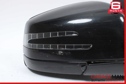 11-13 Mercedes W251 R350 Front Right Passenger Side Mirror Door Rear View Black