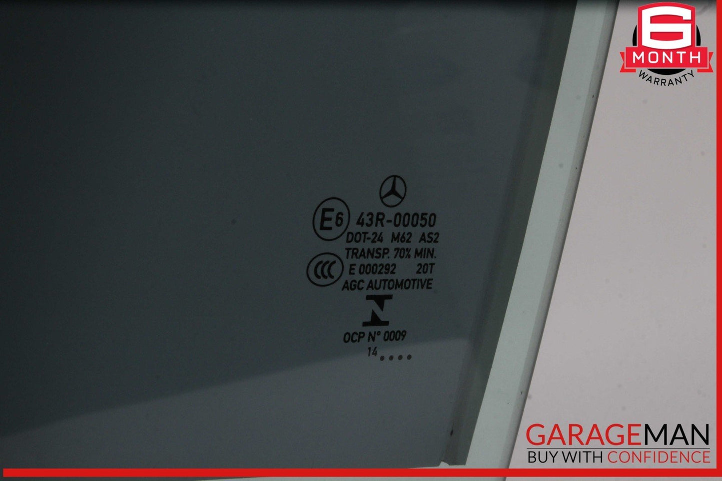 14-18 Mercedes W117 CLA250 Rear Left Driver Side Door Window Glass OEM