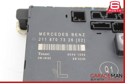 03-09 Mercedes W211 E350 E55 E550 Front Left Driver Side Door Control Module OEM