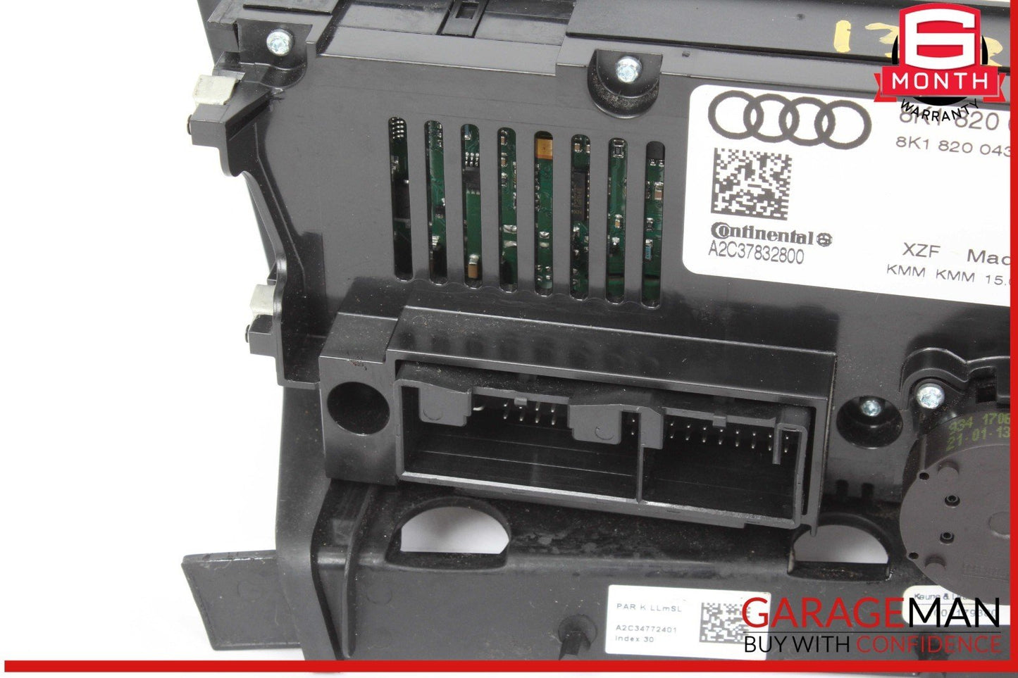 13-17 Audi Q5 A4 A5 Front A/C AC Climate Control Switch Panel Assembly OEM