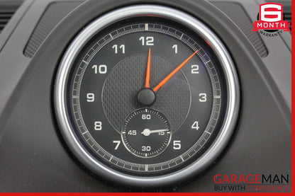 15-24 Porsche Macan 95B Instrument Panel Center Dash Clock Trim Cover OEM