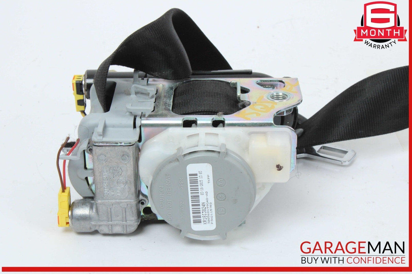 09-17 Audi Q5 SQ5 Front Left Driver Side Seat Belt Seatbelt Black 8R1857705N OEM