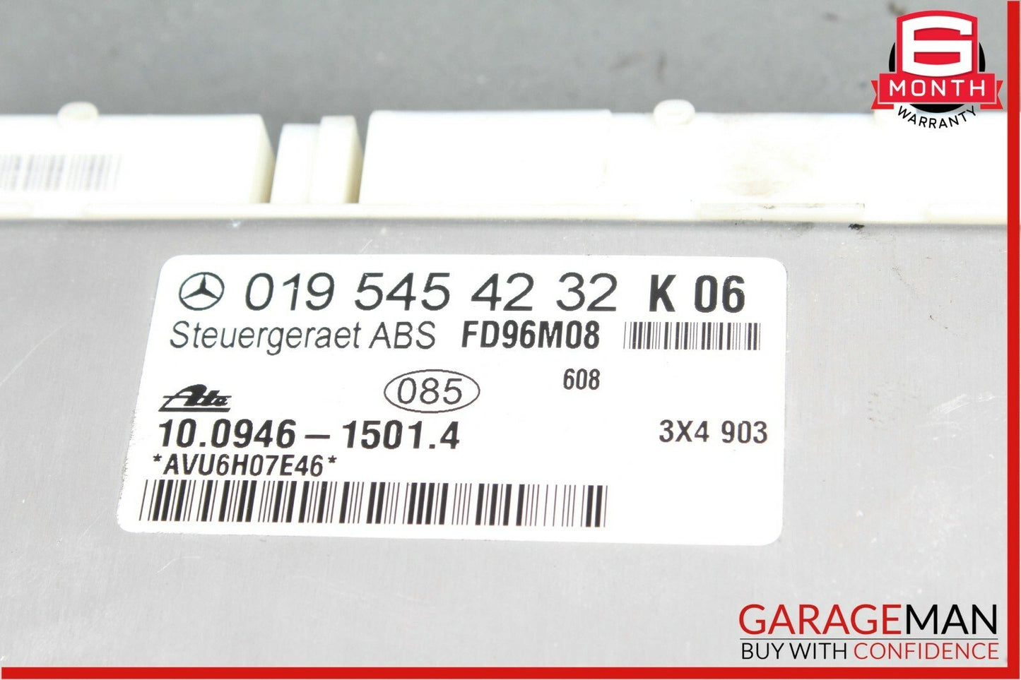 97-00 Mercedes W202 C220 C230 C280 ABS Anti Brake Control Module 0195454232 OEM