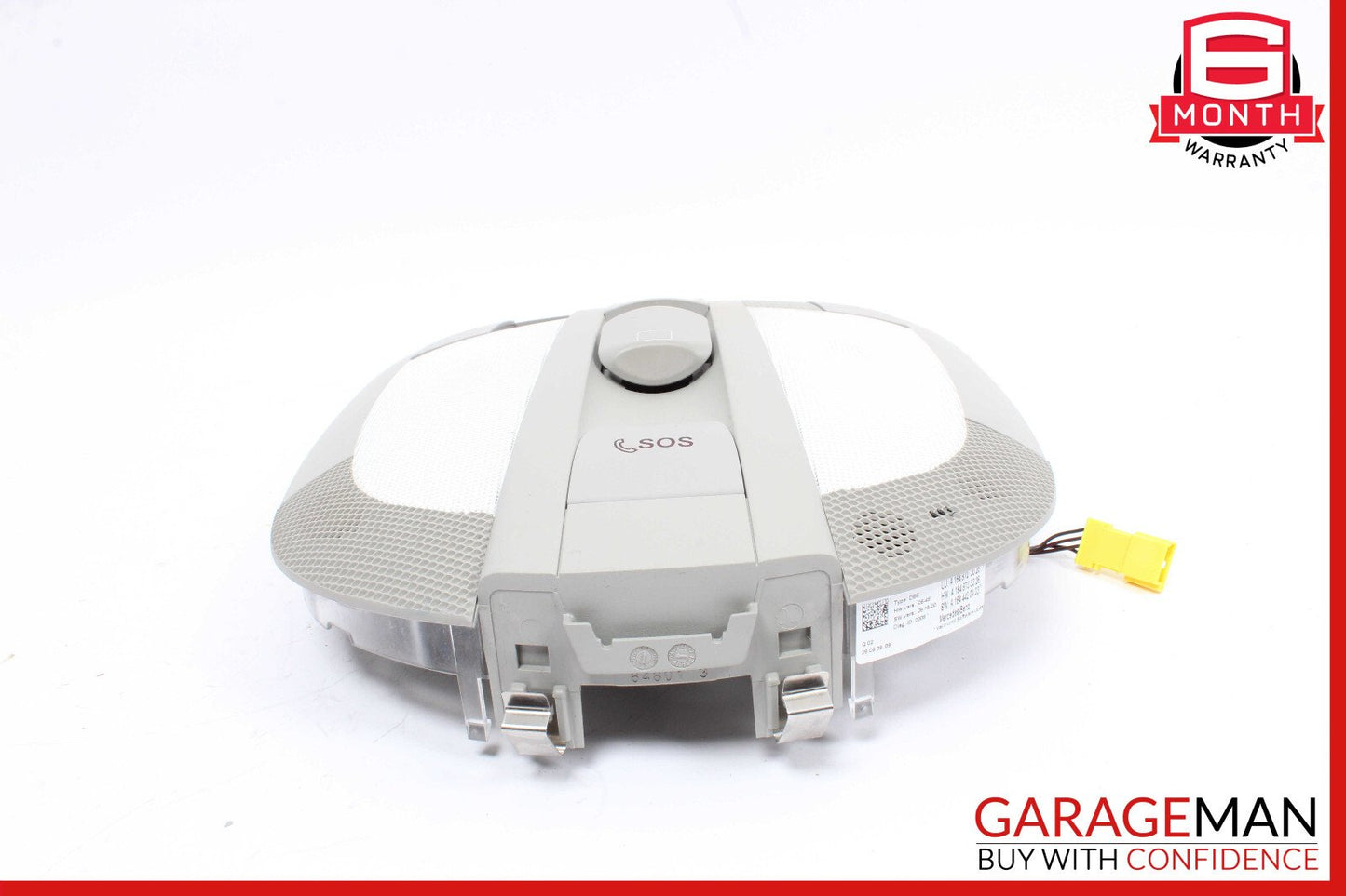 06-13 Mercedes X164 GL450 ML550 Front Overhead Dome Light Reading Map Lamp Gray