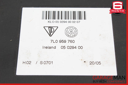 03-10 Porsche Cayenne Turbo Front Right or Left Seat Adjustment Memory Module