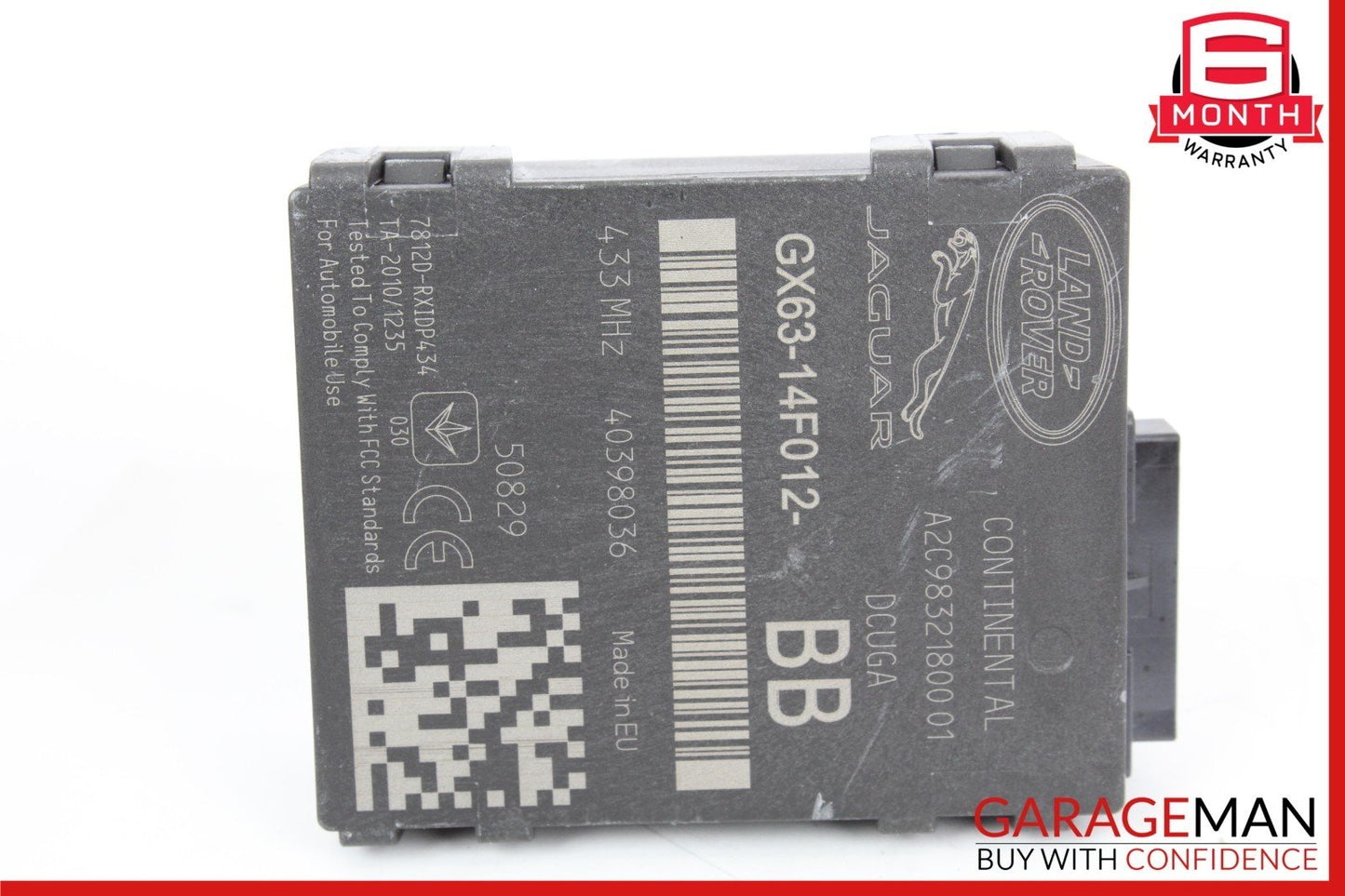 16-17 Jaguar XF TPMS Tire Pressure Monitor Control Module Unit GX6314F012BB OEM