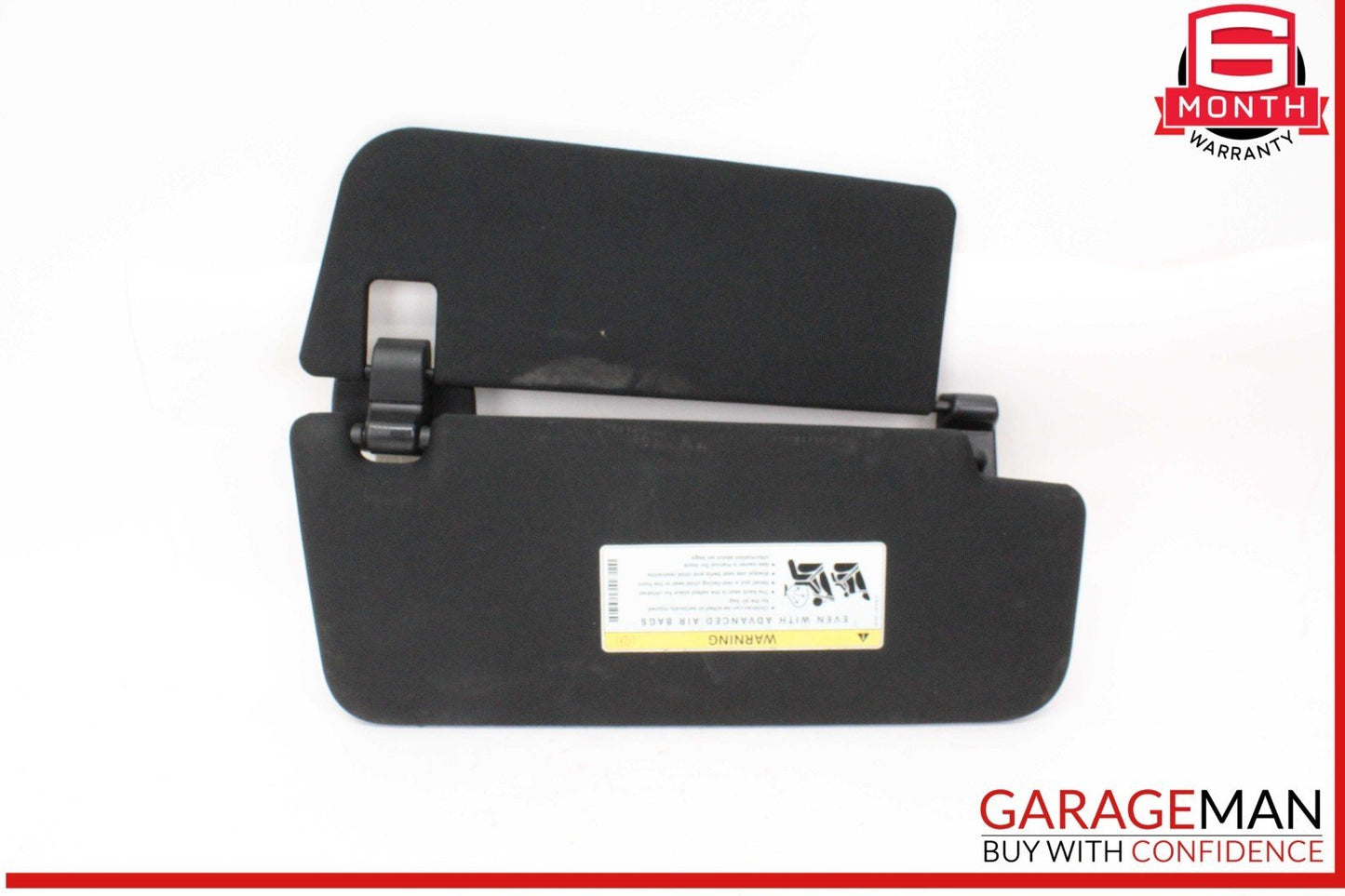 14-17 Mercedes W222 S550 Front Left Driver Side Sunvisor Sun Visor Black OEM