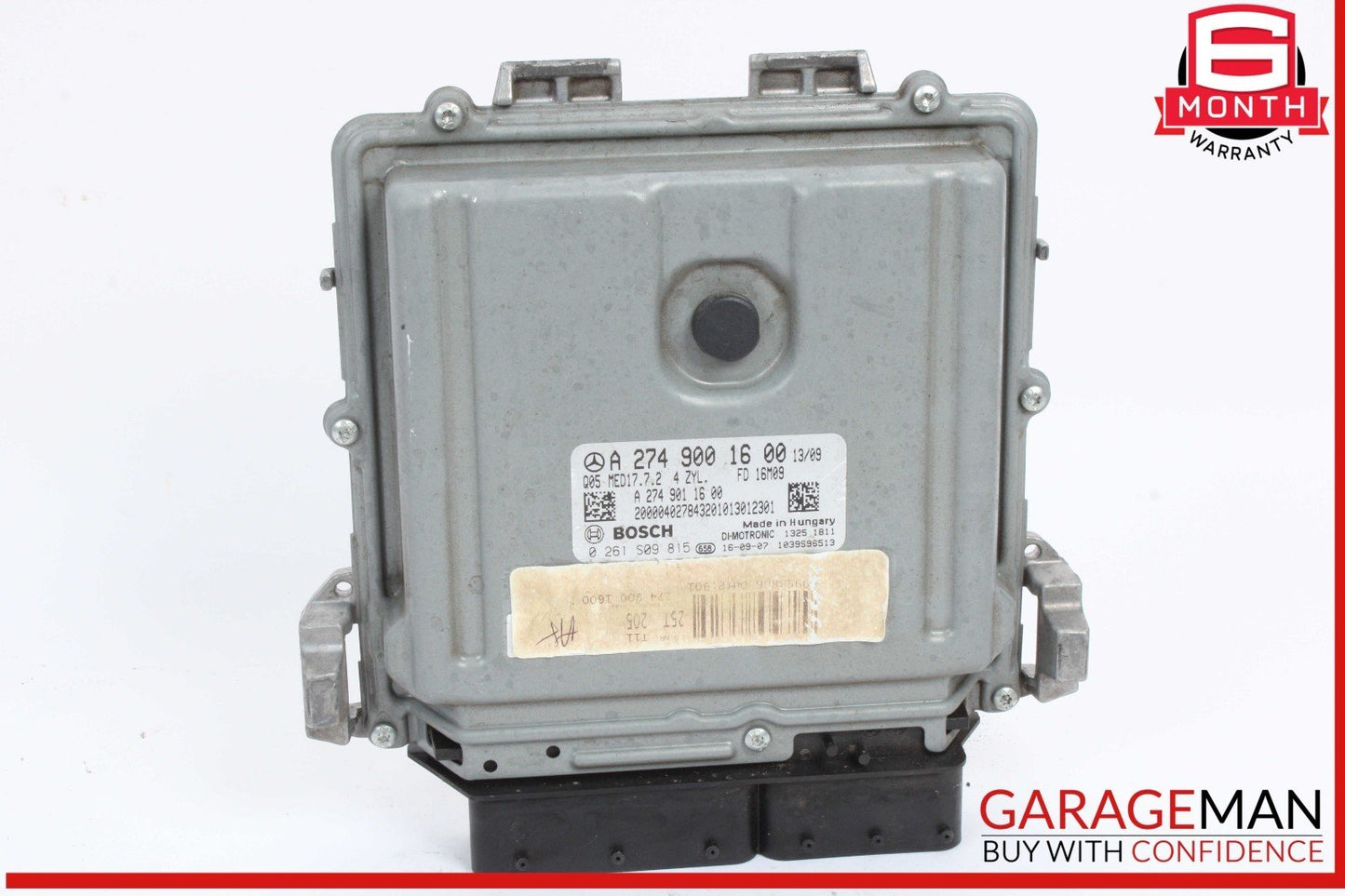 15-20 Mercedes W205 C300 ECU ECM Engine Computer Control Module Unit 2749001600